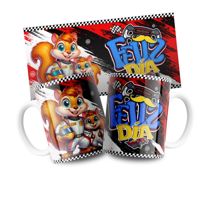 Mug Feliz Dia Padres 11 Oz Ref. 72 x 1 Unidad