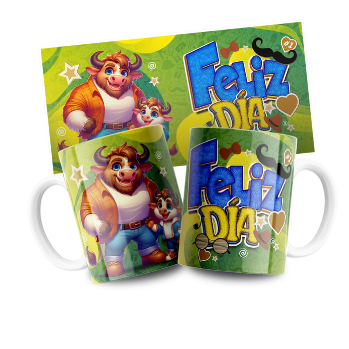 Mug Feliz Dia Padres 11 Oz Ref. 73 x 1 Unidad