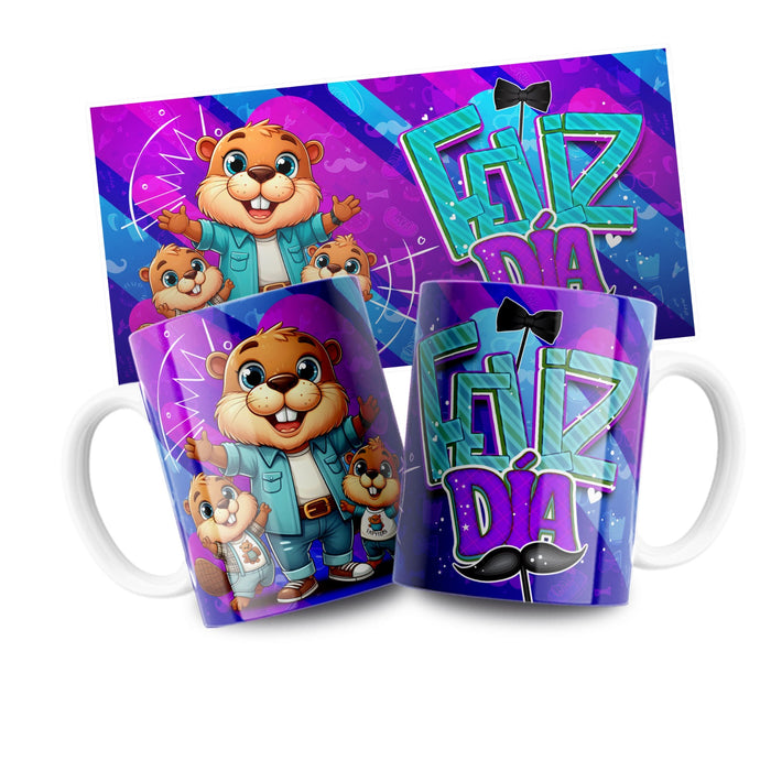 Mug Feliz Dia Padres 11 Oz Ref. 76 x 1 Unidad