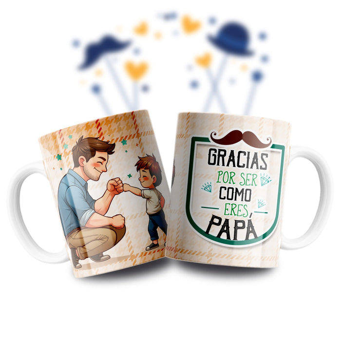 Mug Feliz Dia Padres 11 Oz Ref. 88 x 1 Unidad