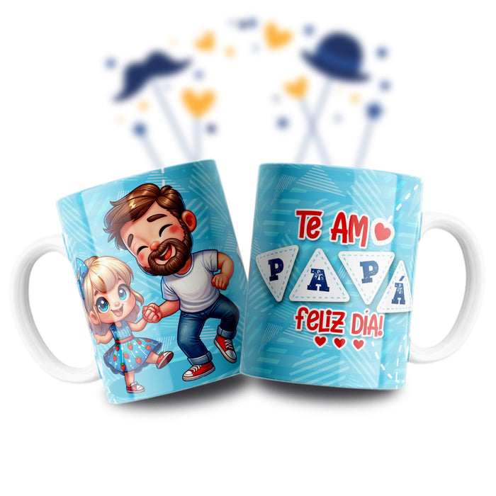 Mug Feliz Dia Padres 11 Oz Ref. 86 x 1 Unidad