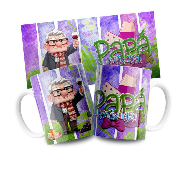 Mug Feliz Dia Padres 11 Oz Ref. 70 x 1 Unidad