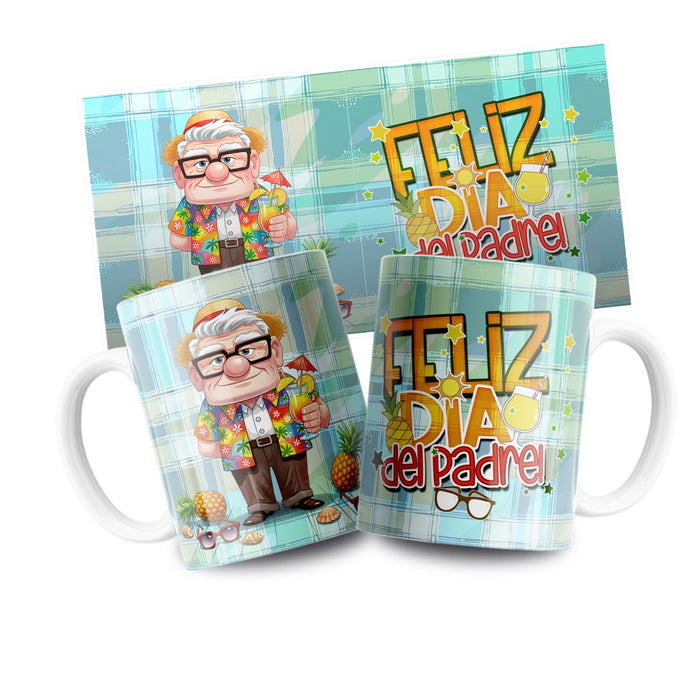 Mug Feliz Dia Padres 11 Oz Ref. 69 x 1 Unidad