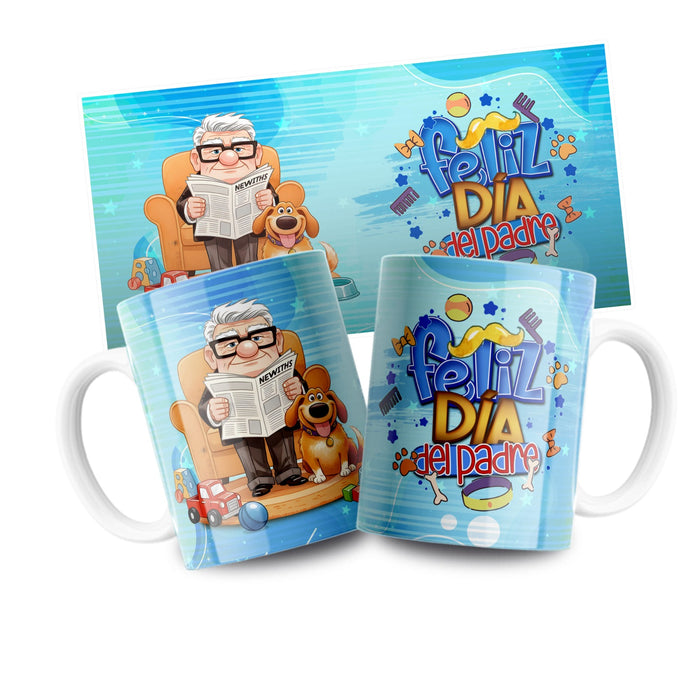 Mug Feliz Dia Padres 11 Oz Ref. 67 x 1 Unidad
