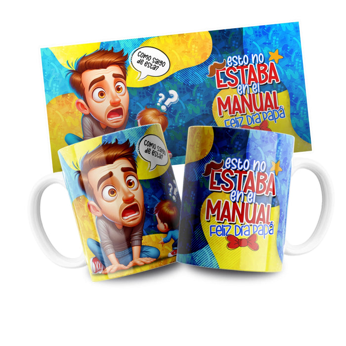 Mug Feliz Dia Padres 11 Oz Ref. 64 x 1 Unidad