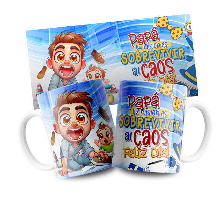Mug Feliz Dia Padres 11 Oz Ref. 65 x 1 Unidad