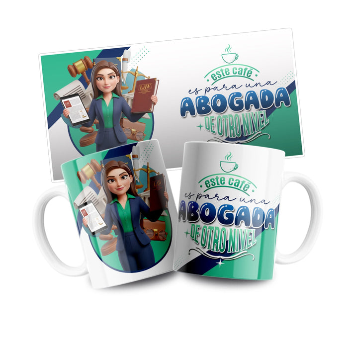 Mug Profesion 11 Oz Abogada x 1 Unidad