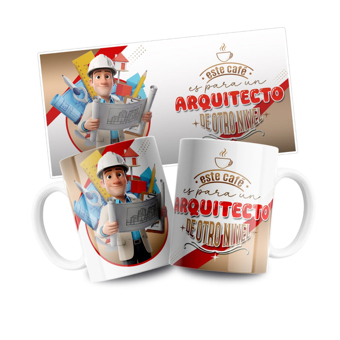 Mug Profesion 11 Oz Arquitecto x 1 Unidad