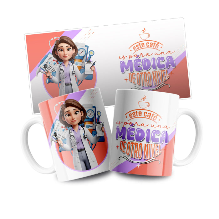 Mug Profesion 11 Oz Medica x 1 Unidad