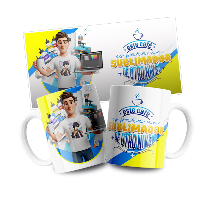 Mug Profesion 11 Oz Sublimador x 1 Unidad