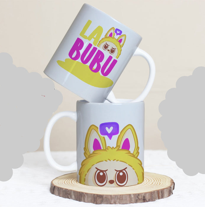 Mug Labubu 11 Oz Ref. 4 Amarillo x 1 Unidad