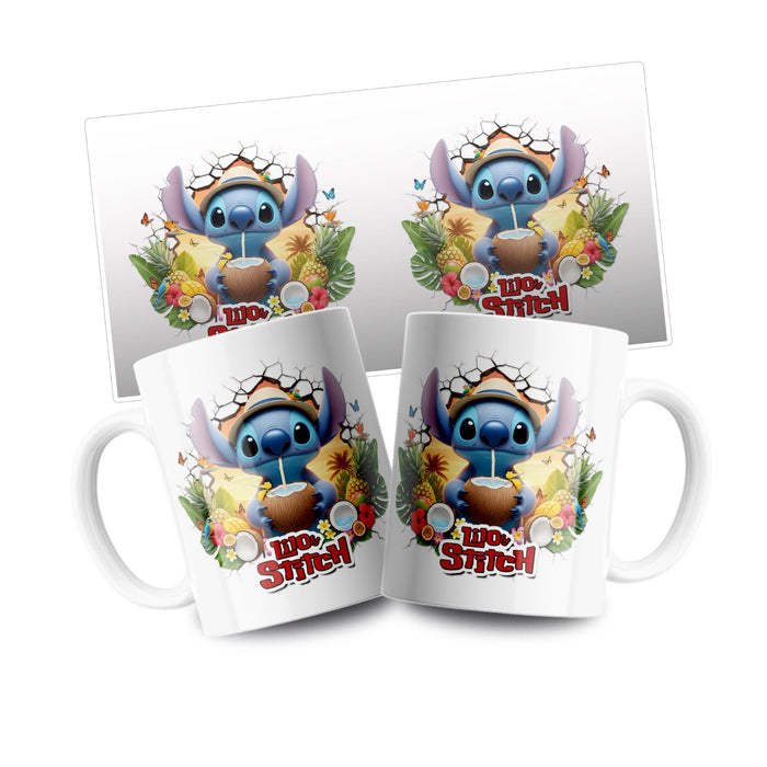 Mug 11 Oz Ref. 2 Stitch x 1 Unidad