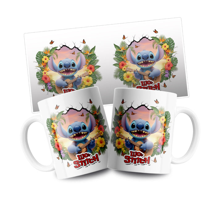 Mug 11 Oz Ref. 3 Stitch x 1 Unidad