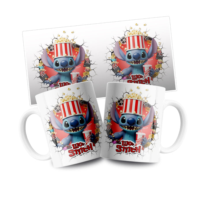 Mug 11 Oz Ref. 5 Stitch x 1 Unidad