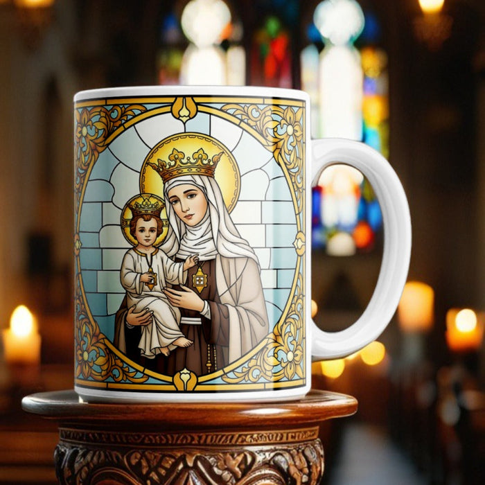 Mug 11 Oz Ref. 4 Virgen del Carmen x 1 Unidad