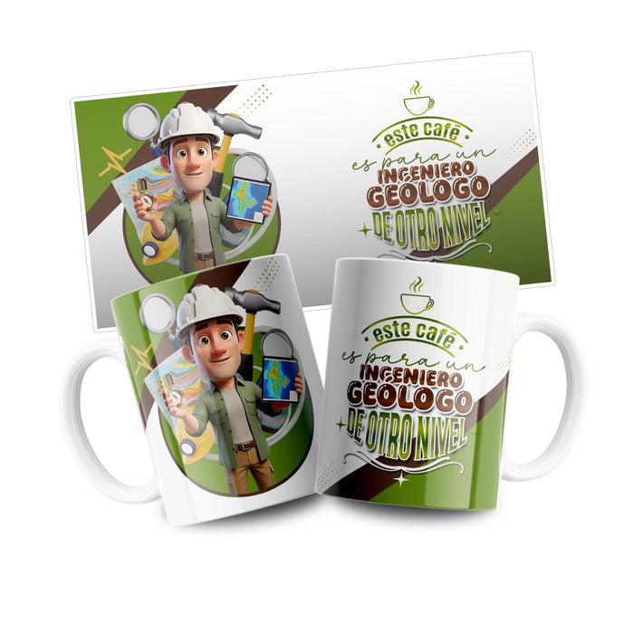 Mug Profesión 11 Oz Ingeniero Geologo x 1 Unidad