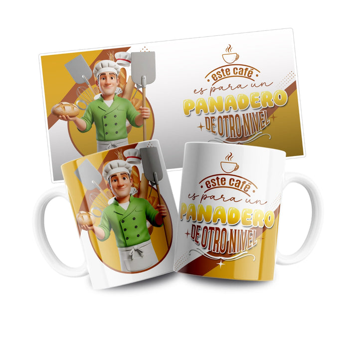 Mug Profesión 11 Oz Panadero x 1 Unidad