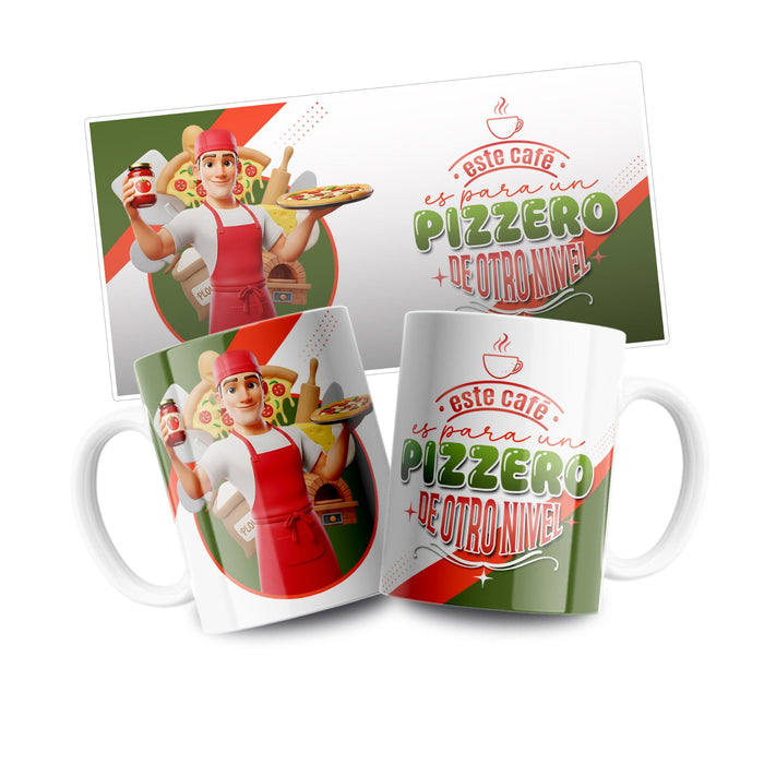 Mug Profesión 11 Oz Pizzero x 1 Unidad