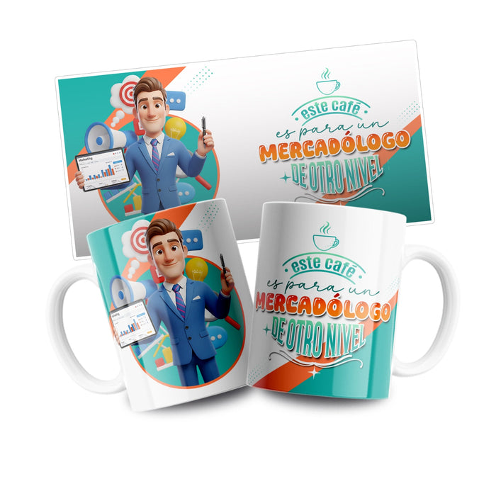 Mug Profesión 11 Oz Mercadólogo x 1 Unidad