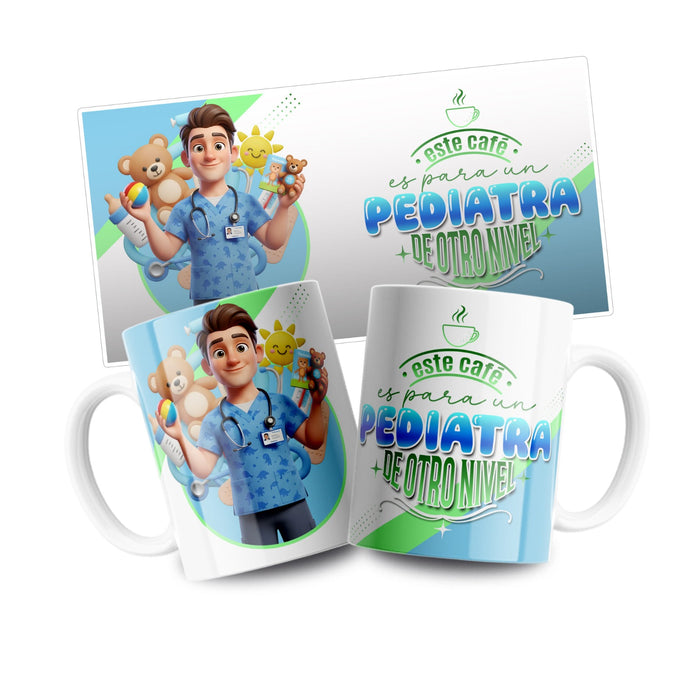 Mug Profesión 11 Oz Pediatra Hombre x 1 Unidad