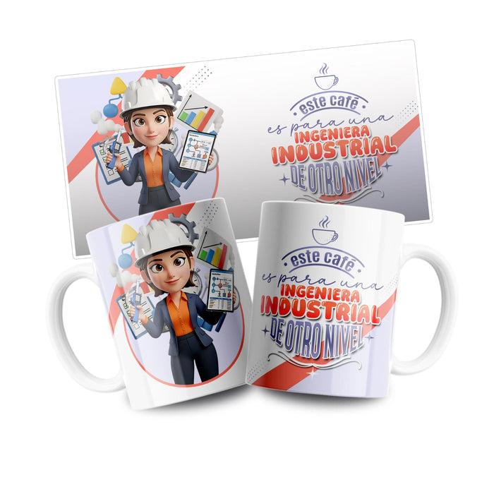 Mug Profesion 11 Oz Ingeniera Industrial x 1 Unidad