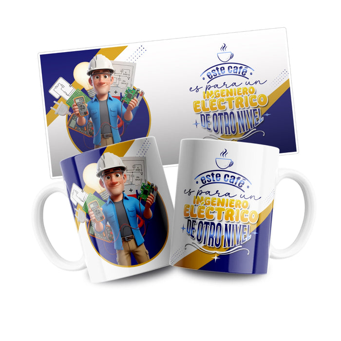 Mug Profesión 11 Oz Ingeniero Eléctrico x 1 Unidad