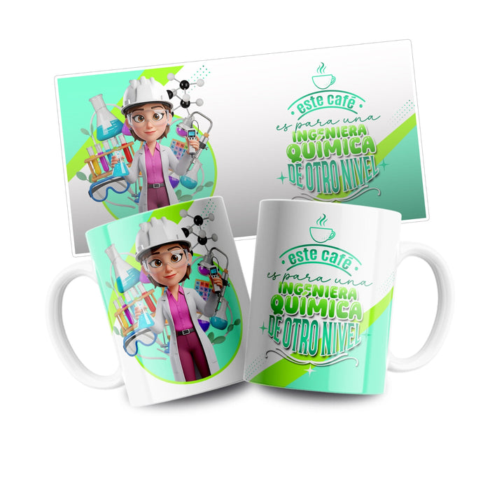 Mug Profesión 11 Oz Ingeniera Química x 1 Unidad