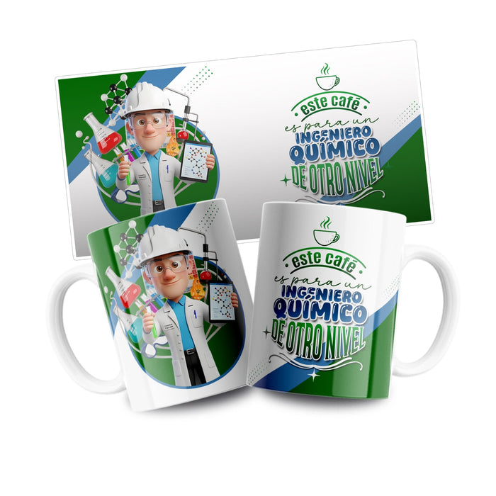 Mug Profesión 11 Oz Ingeniero Quimico x 1 Unidad