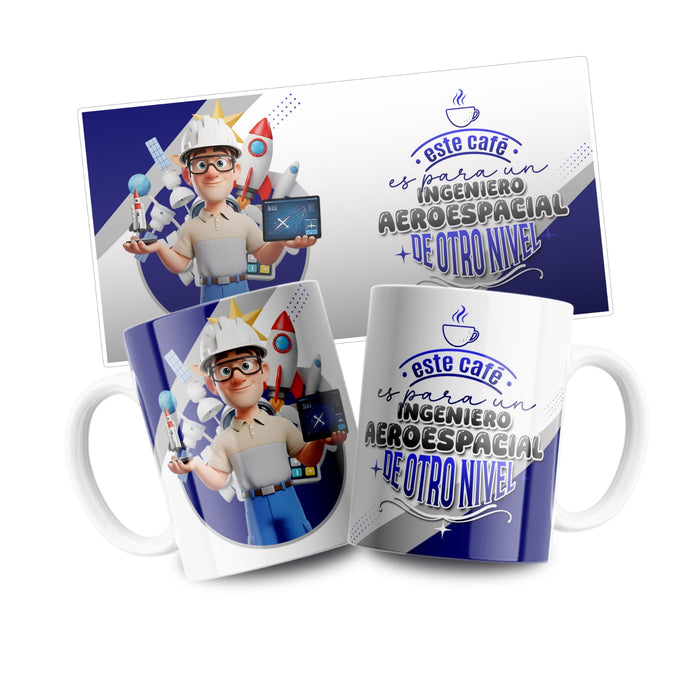 Mug Profesión 11 Oz Ingeniero Aeroespacial x 1 Unidad