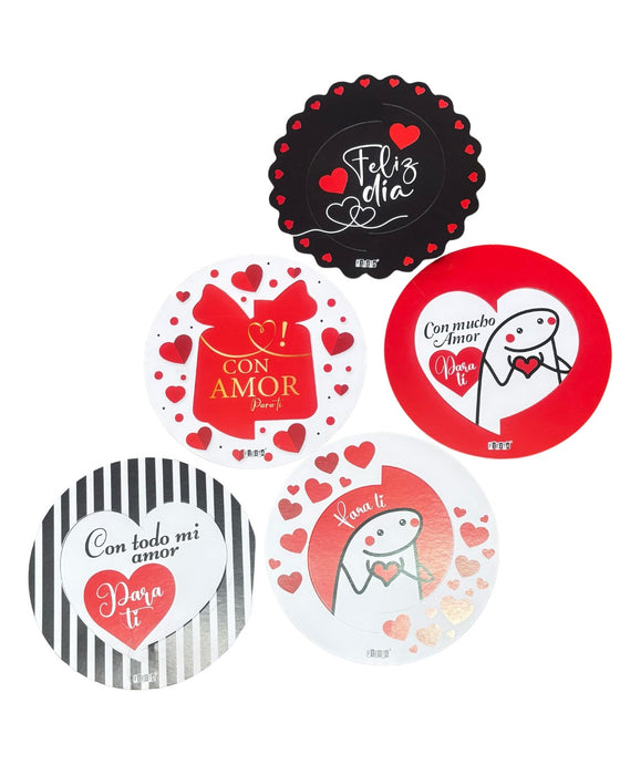 Pin Amor y Amistad Paquete Surtido x 10  Unidades