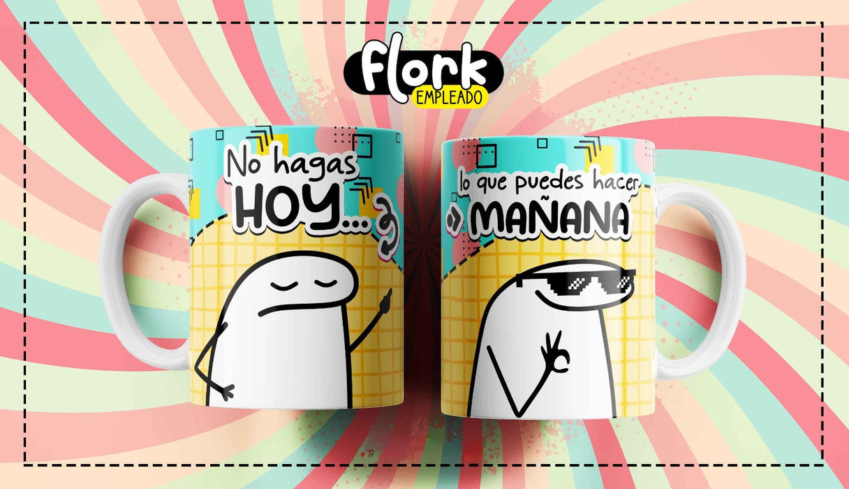Mug Flork Frases Empleado 11 oz Ref 1 x 1 Unidad