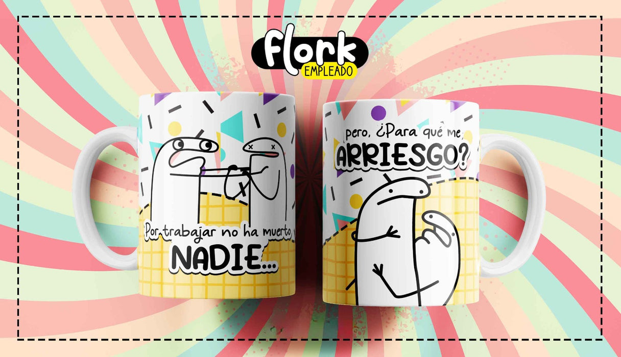 Mug Flork Frases Empleado 11 oz Ref 8 x 1 Unidad