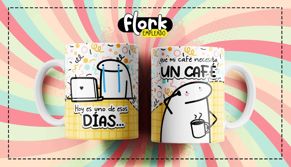 Mug Flork Frases Empleado 11 oz Ref 11 x 1 Unidad