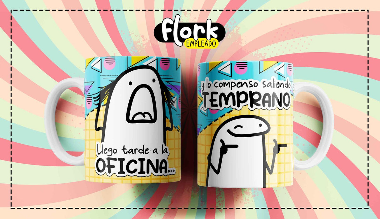 Mug Flork Frases Empleado 11 oz Ref 14 x 1 Unidad
