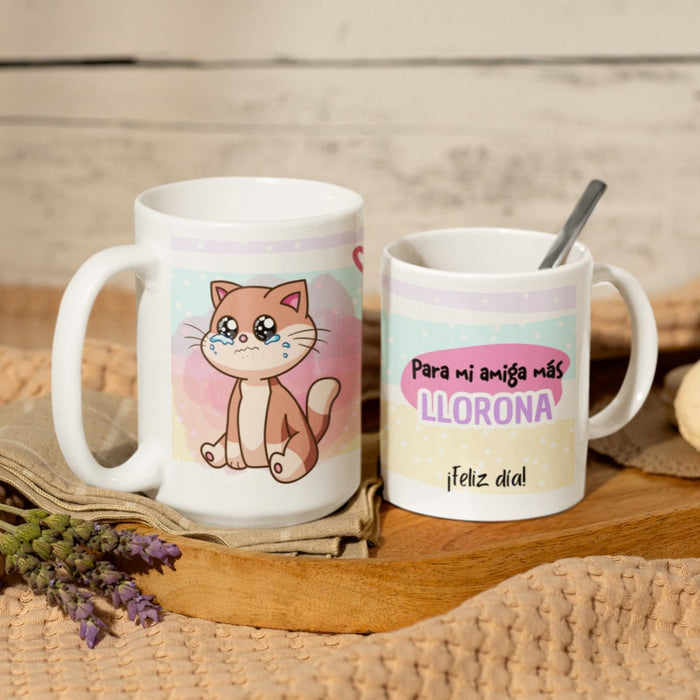 Mug Amor y Amistad 11 oz Ref 12 Llorona x 1 Unidad