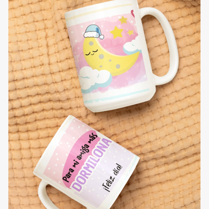 Mug Amor y Amistad 11 oz Ref 16 Dormilona x 1 Unidad