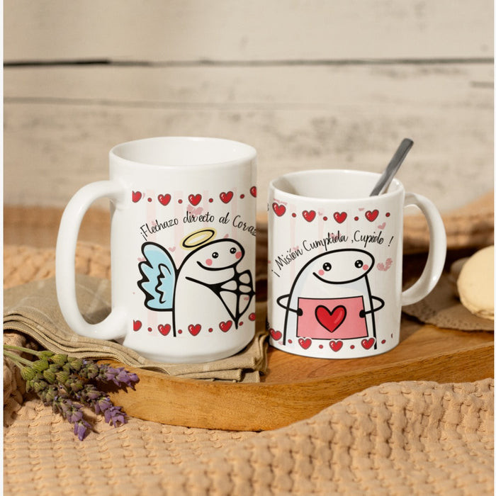 Mug Flork Love 11 Oz Ref. 11 x 1 Unidad