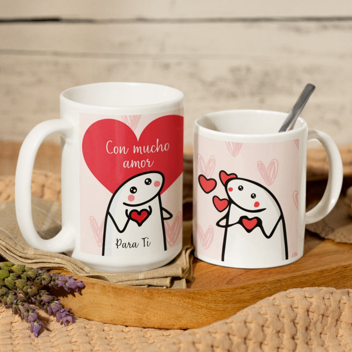 Mug Flork Love 11 Oz Ref. 10 x 1 Unidad