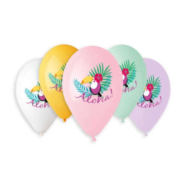 Globo Impreso Tucan  Surtido de Liquidacion R12 X 12 Unidades