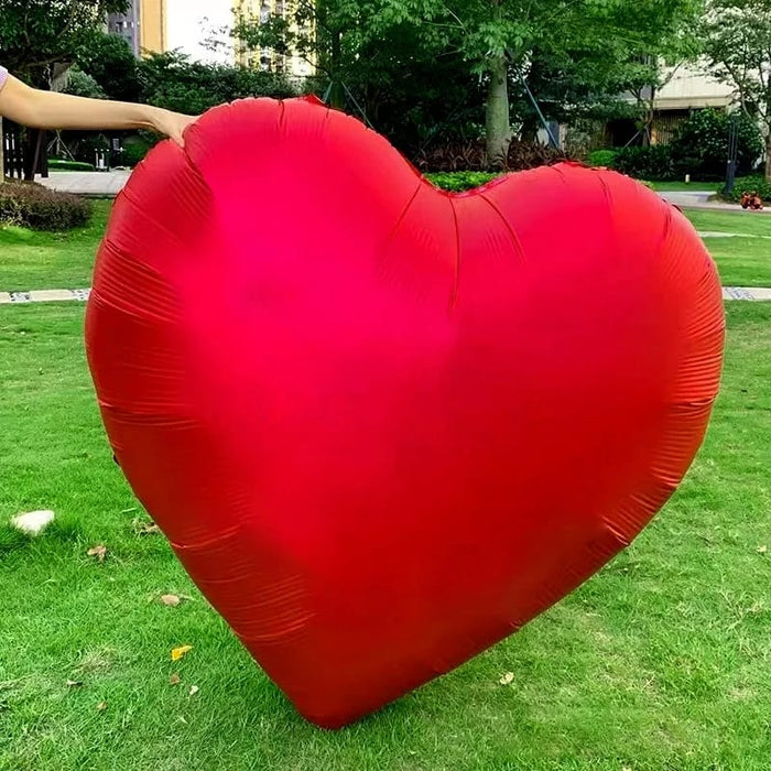 Globo corazon 65" JUMBO Rojo x 1