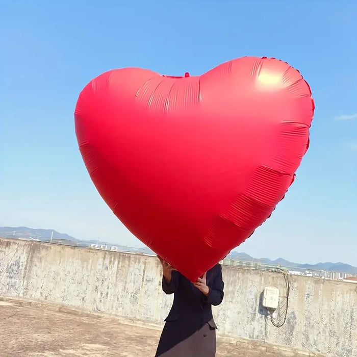 Globo corazon 65" JUMBO Rojo x 1