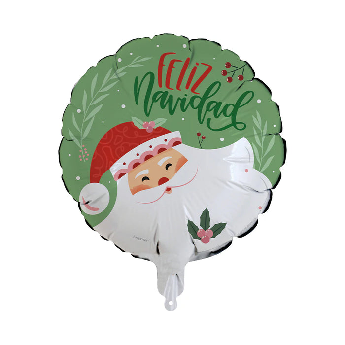 Globo Foil Santa Feliz Navidad 18" x 1 Unidad Sempertex