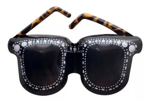 Globo Metalizado gafas Negras 33" Festella