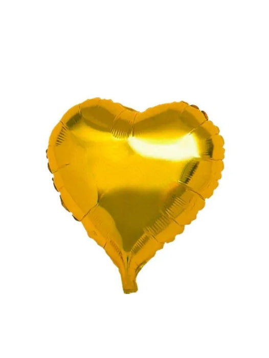 Globo Corazon Dorado 5" X Unidad