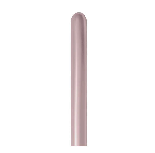 Globo Rosa Primaveral Silk Tubito 260 x 20 Unidades Sempertex