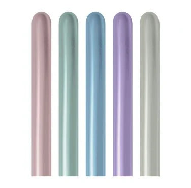 Globo Surtido Silk Tubito 260 x 50 Unidades Sempertex