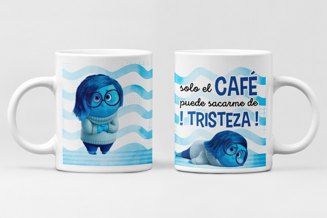 Mug Intensamente 2 Tristeza de 11 Oz Ref. 71 x 1 Unidad