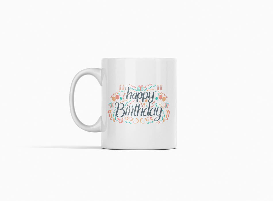 Mug Happy Birthday 11 Oz Ref. 12 x 1 Unidad