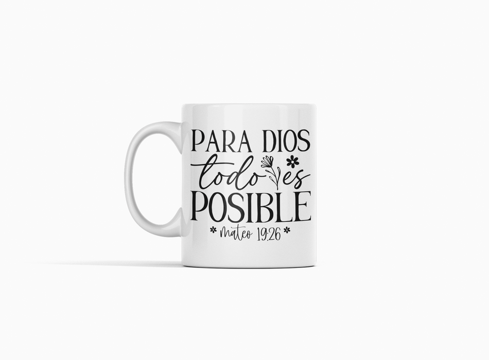 Mug Frase Religiosa 11 Oz Ref. 7 x 1 Unidad