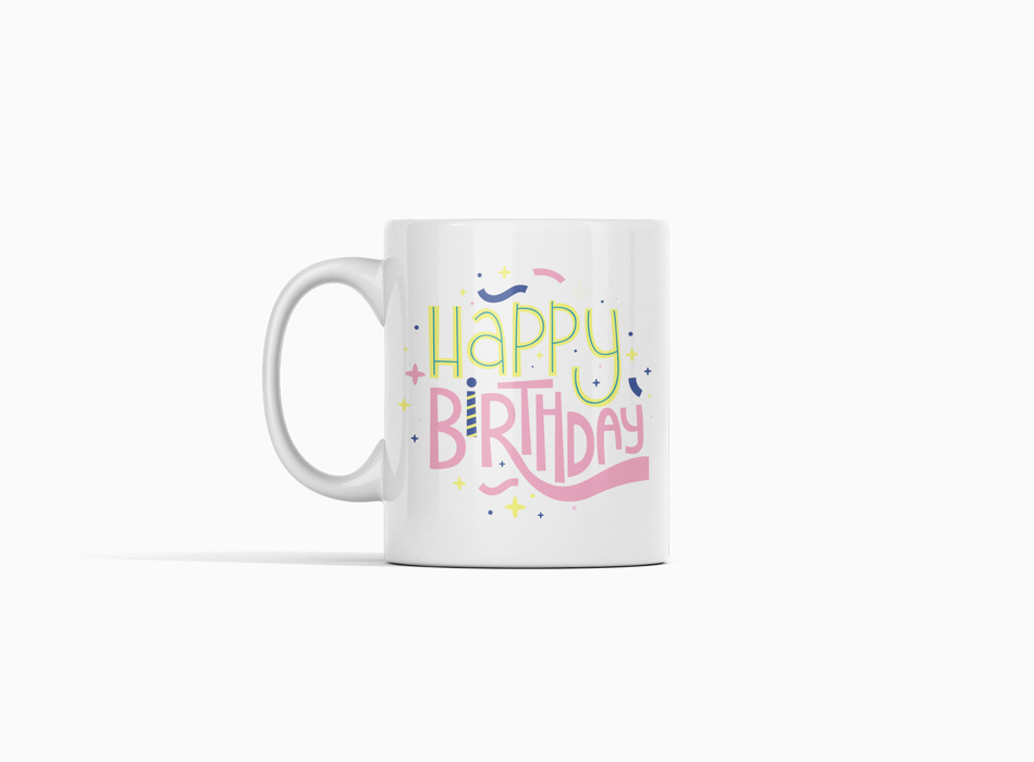Mug Happy Birthday 11 Oz Ref. 15 x 1 Unidad